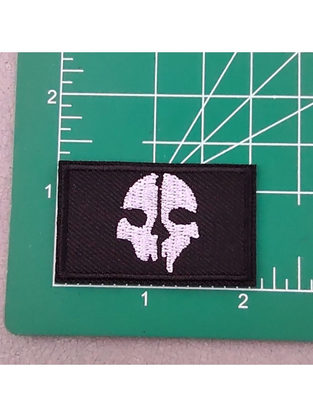 🆓 Free W/Purchase Mini Black and White Skull Patch